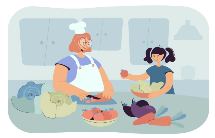 Cooking and Baking with kids and teens