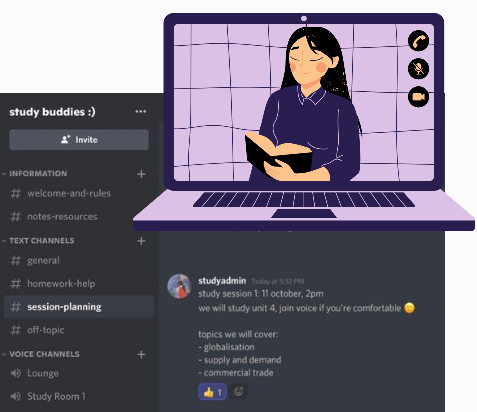 study hack: online study groups